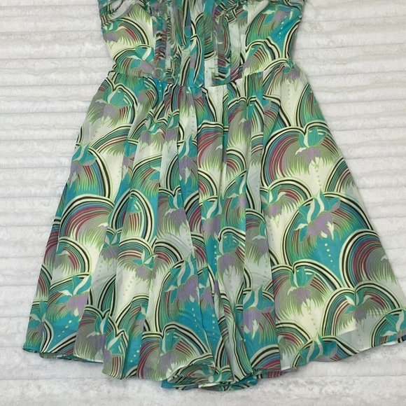 MM Couture Miss Me Strapless Party Dress Size Small Ruffle Sweetheart Chiffon - Picture 4 of 7